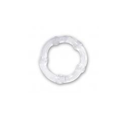 Glass Cockring 40mm Clear 