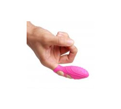 Bang Her Silicone G-Spot Finger Vibe Pink 