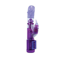 Classix Beginners Jelly Pearl Hummingbird Vibrator Waterproof 10 Inch Purple