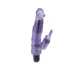 Ez Bend Bunny Vibrating Waterproof 5 Inch Purple