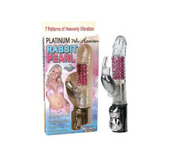 7th Heaven Platinum Rabbit Pearl Vibrator